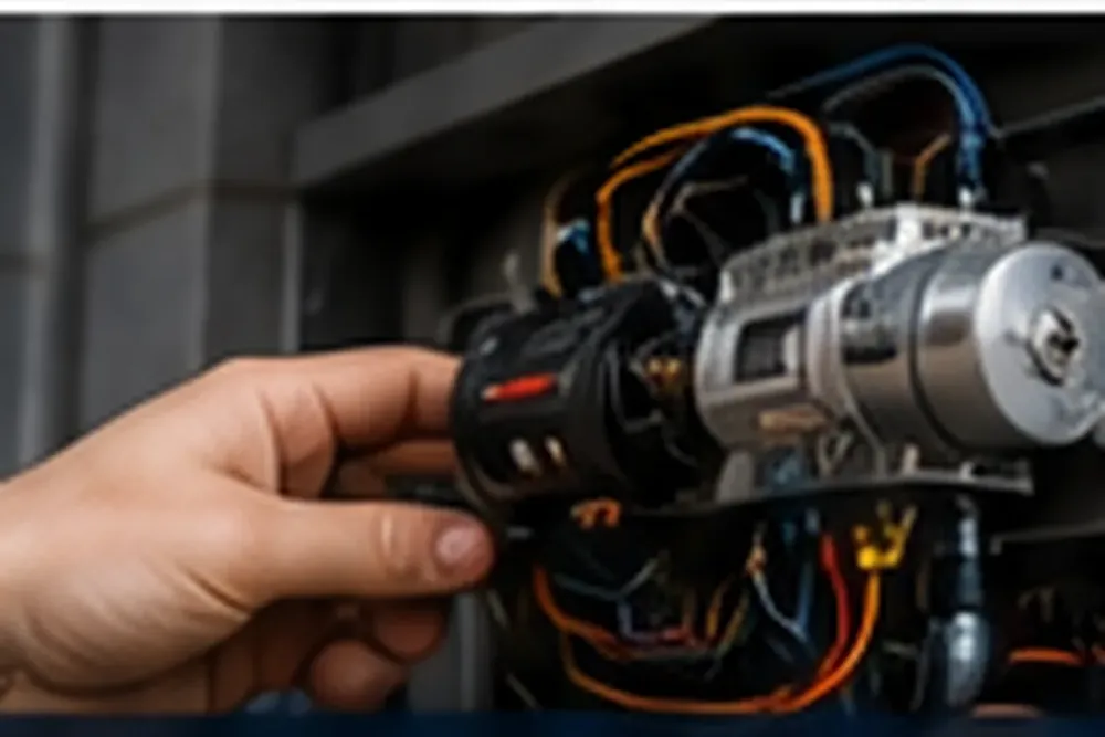 Halkalı kepenk sisteminde teknik kontrol yapan ProKepenk teknisyeni